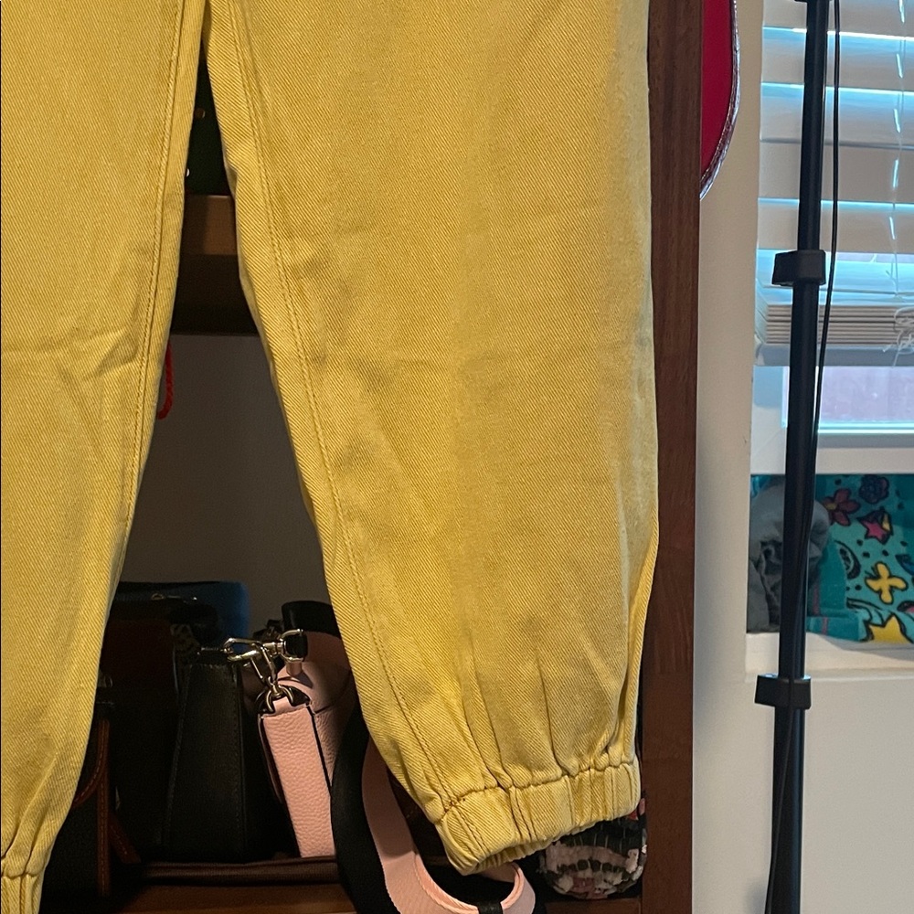 POL YELLOW Distressed baggy pants - Picture 5 of 14